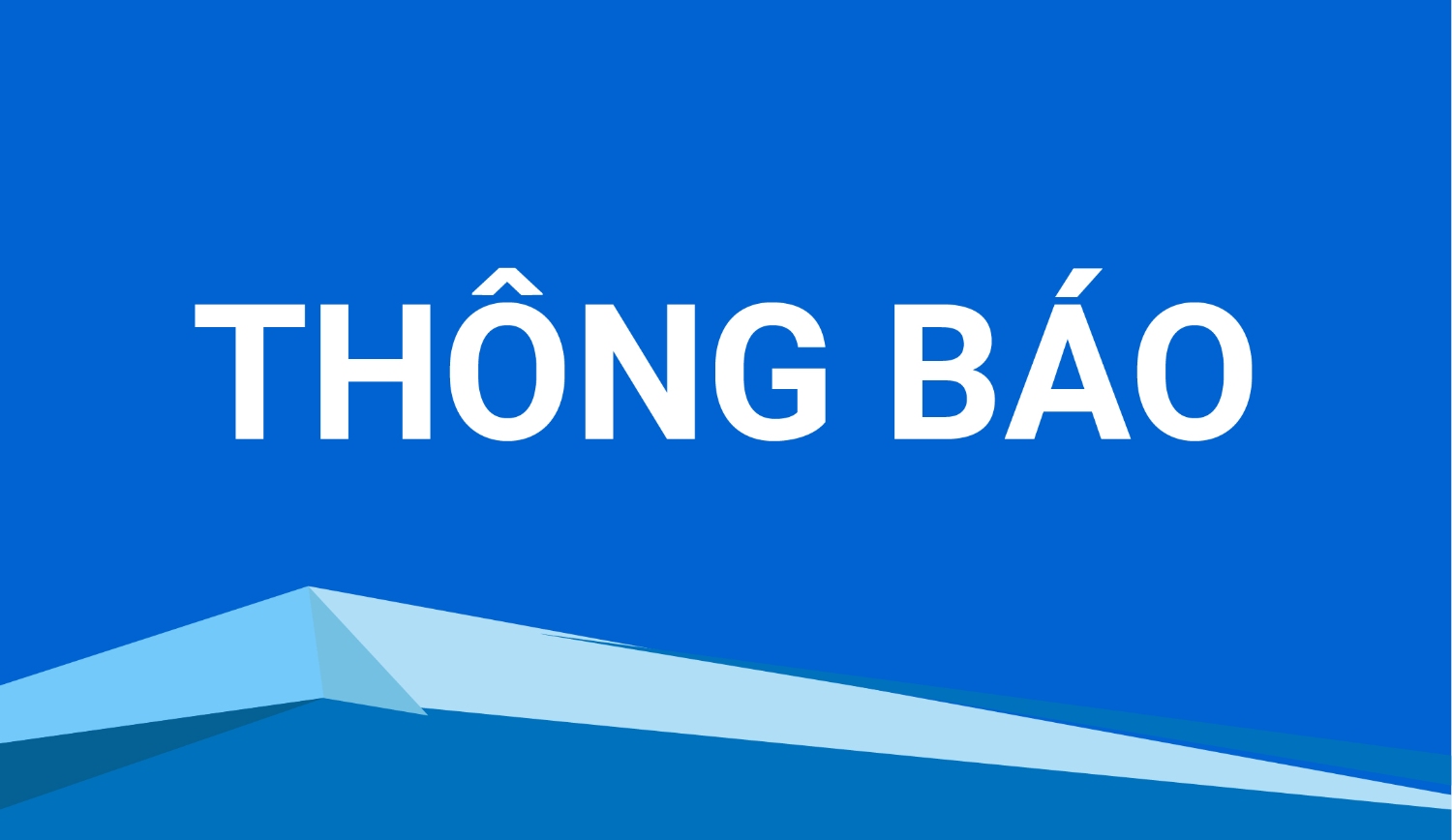 THÔNG BAO VĐ