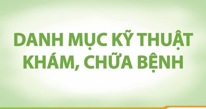 DANH MỤC KỸ THUẬT