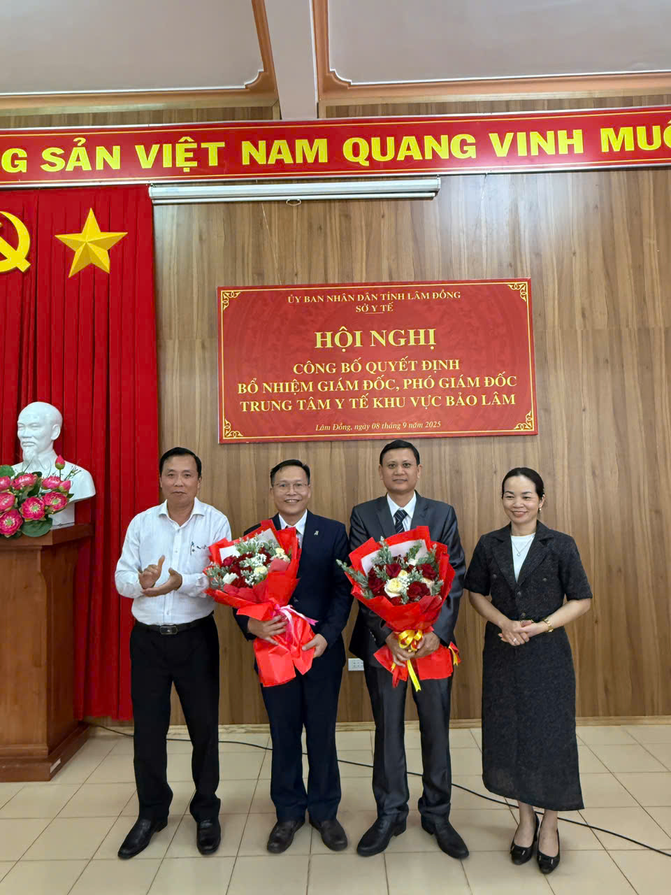 Công bố quyết định bổ nhiệm Giám đốc; Phó giám đốc Trung tâm y tế khu vực Bảo Lâm
